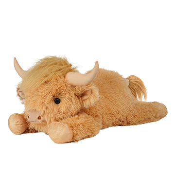 WDXDSOB Highland Cow Stuffed Animal - 18'' Yellow Cows Plush Toy Gift for Kids & Adults, Cattle Decorations Pillows Living Room 