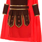 Gorkonpy Knight Costume Kids Boys Roman Soldier Gladiator Costume Halloween Party Dress Up (8-9 Years)