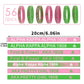 56 Pieces AKA Bracelet - AKA Sorority Gifts For Women - AKA Gadgets For Alpha Kappa Alpha - AKA Silicone Bracelet Charms Paraphe