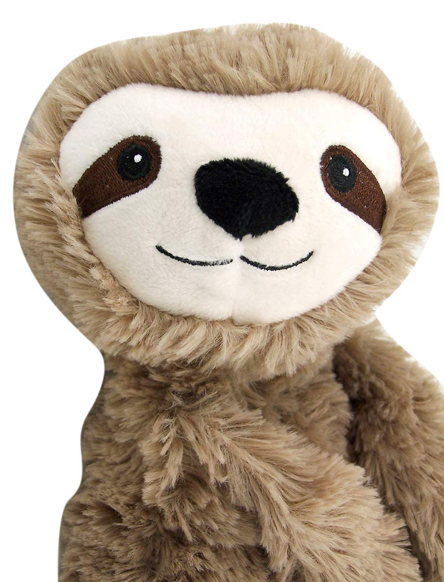 Warmies Hugs Sloth Microwavable, Hot Or Cold For Cool Relaxation And Warm Relief, Lavender Scented Cozy Plush Animal