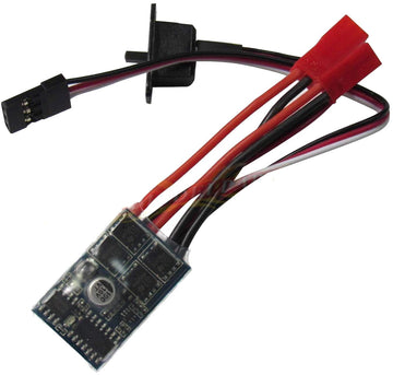 powerday RC 10A ESC Brushed Speed Controller for 1/16 18 24 Car Boat Tank w/o Brake,Fit 130/180/260/280/380 Brushed Motor(Withou