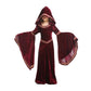 Bju Girls Medieval Princess Costume Renaissance Costume Kids Hooded Robe Dress Halloween Cosplay