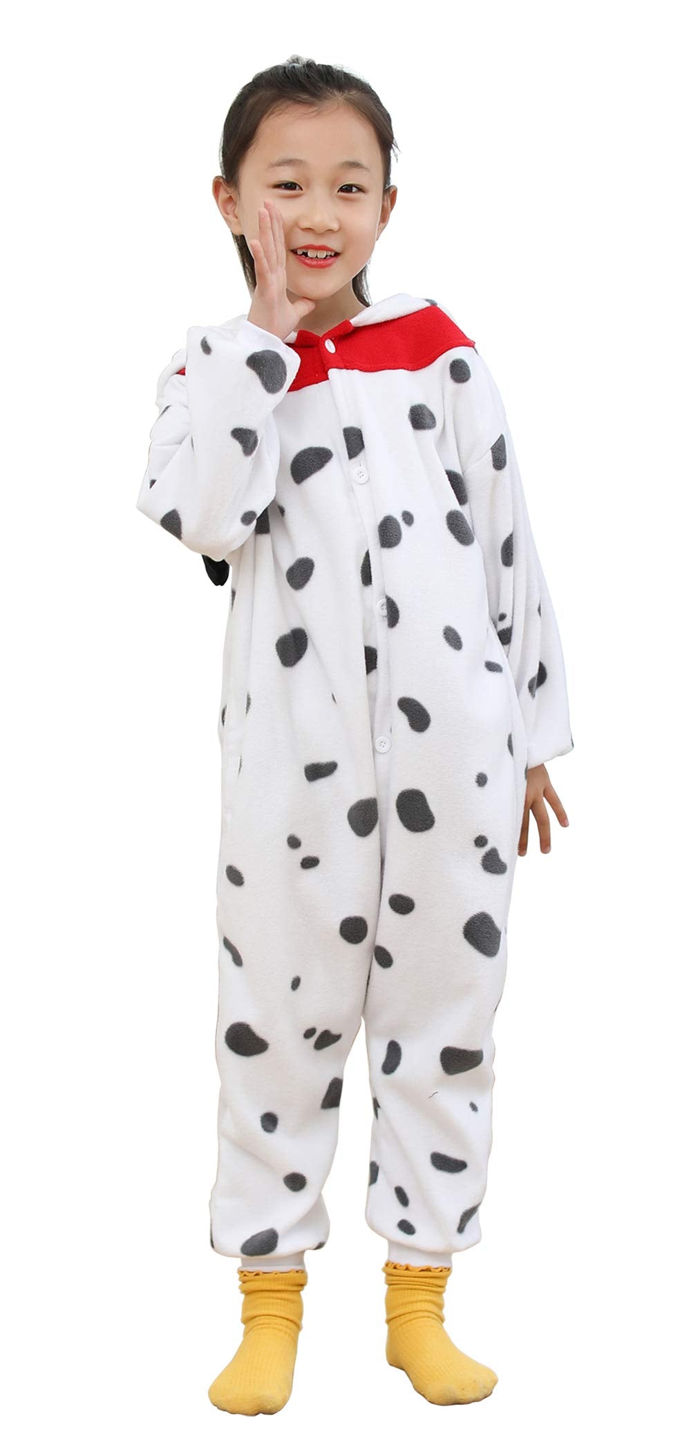 Kianmacar Kids Animal Onesie Pajamas Halloween Costume Cosplay Sleepwear(Age:Over 10 Years Old)