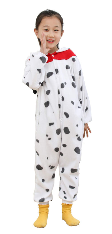 Kianmacar Kids Animal Onesie Pajamas Halloween Costume Cosplay Sleepwear(Age:Over 10 Years Old)