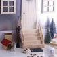 Miniature Dollhouse Wooden Staircase With Handrail, Diy Unpainted Mini Stairs For 1/12 Scale Dollhouse Furniture, Micro Landscap