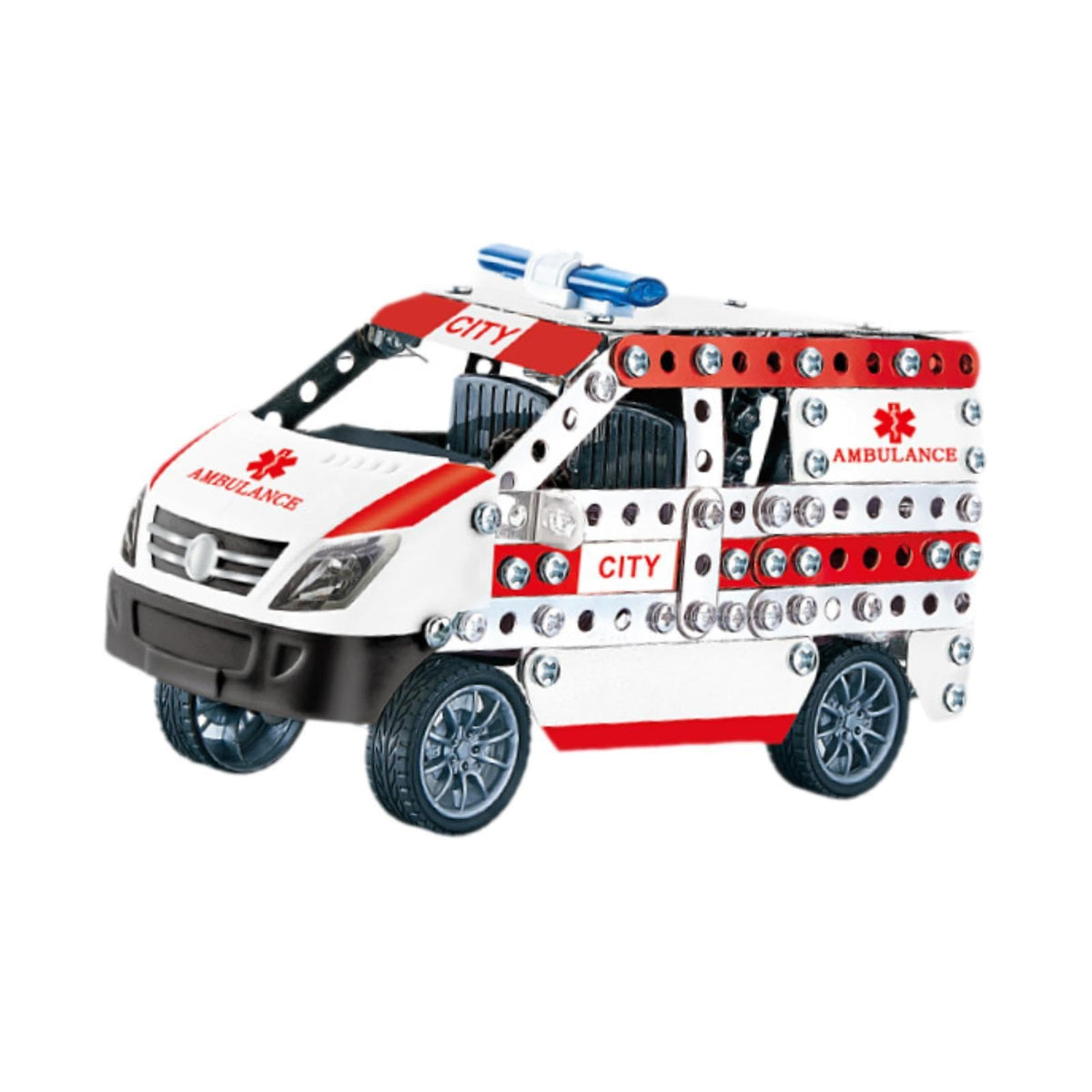 MeadawgsModel Car Kits Set Early Learning Stem Building Toy Set For Girls Boys Gifts Ambulance|Toys & Hobbies