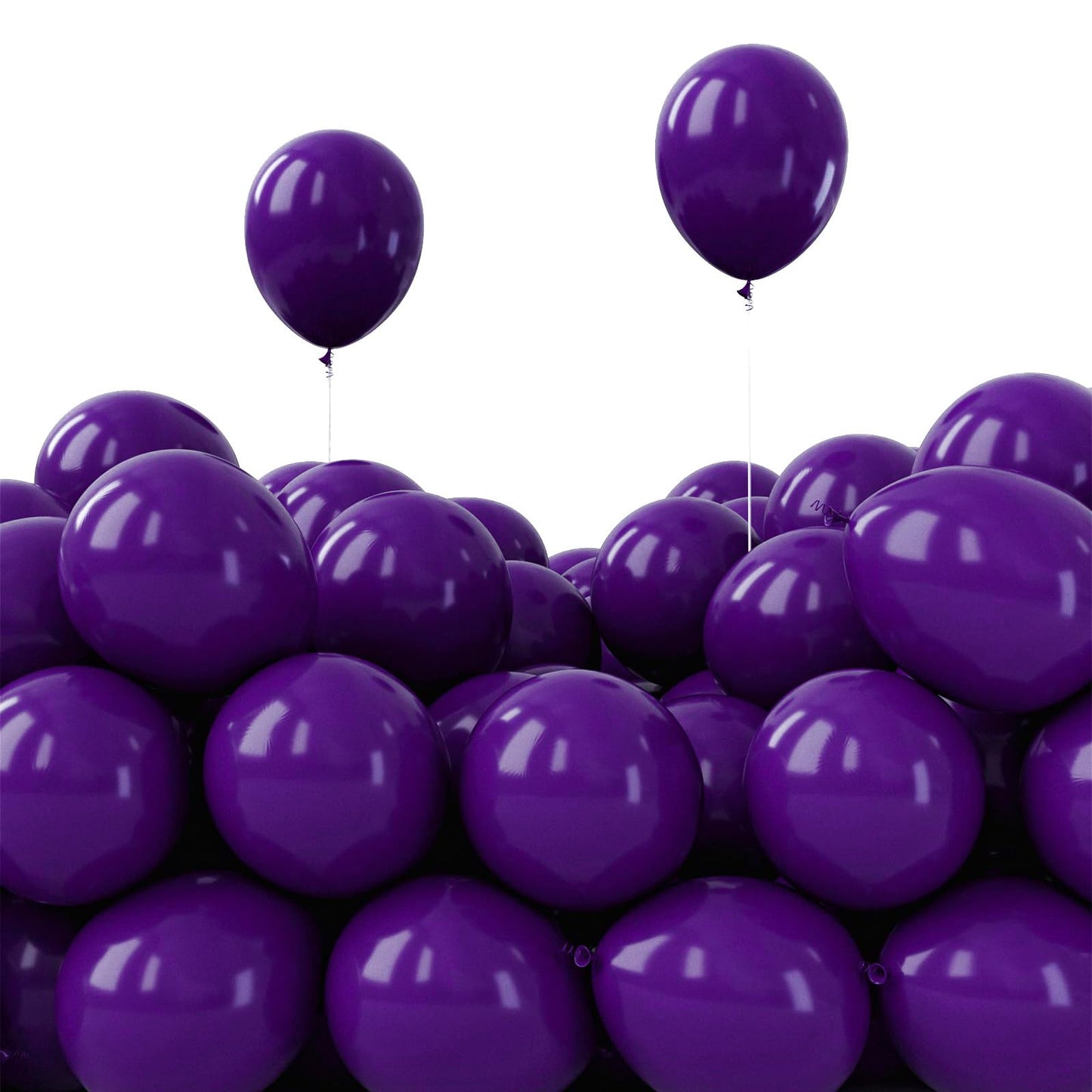 Partywoo Royal Purple Balloons, 50 Pcs 5 Inch Purple Balloons, Dark Purple Balloons For Balloon Garland Or Balloon Arch As Party Decorations, Wedding Decorations, Baby Shower Decorations, Purple-Y16