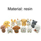 Pinenjoy 12Pcs Mini Dog Figurines Set Little Puppy Figures Cartoon Resin Animals Cake Toppers for DIY Easter Eggs Christmas Birt