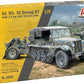 Italeri 6595 SD.Kfz. 10 DEMAG D7 with 7.5 cm Le. IG 18 and Crew, Scale 1:35, Model Kit, Plastic Model to Assemble, Modeling, IT6