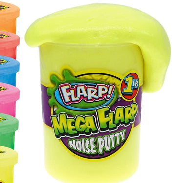 Ja-Ru 1 Pound Mega Flarp Noise Putty Scented (1 Unit), Fidget Toy Squishy Sensory Toys For Easter, Autism Stress Toy Party Favors Fidget For Kids And Adults Boys & Girls. 335-1