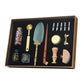 Ubersweet Fountain Pen Antique Quill Feather Dip Pen And Wax Seal Set Green Quill
