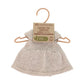 Miniland Clothes for Dolls 12 5/8'' Knitted Outfit Dress & Headband - ECO, Made in Spain, Quality, Role Play, Educational