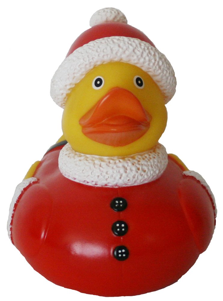 Waddlers Santa Rubber Duck Bigger 5  Brand  Rubber Ducky Christmas Stocking Stuffer  for All Ages