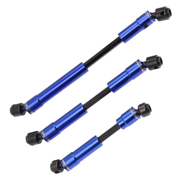 Treehobby 3PCS Aluminum Alloy Drive Shaft with Hardened Steel Joints (Front & Center & Rear) CVD Compatible with traxxas TRX-6 G