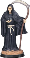Paykoc Imports Santa Muerte Grim Reaper Statue Figurine - Black Vinyl, Model 6120548 - Halloween Decor
