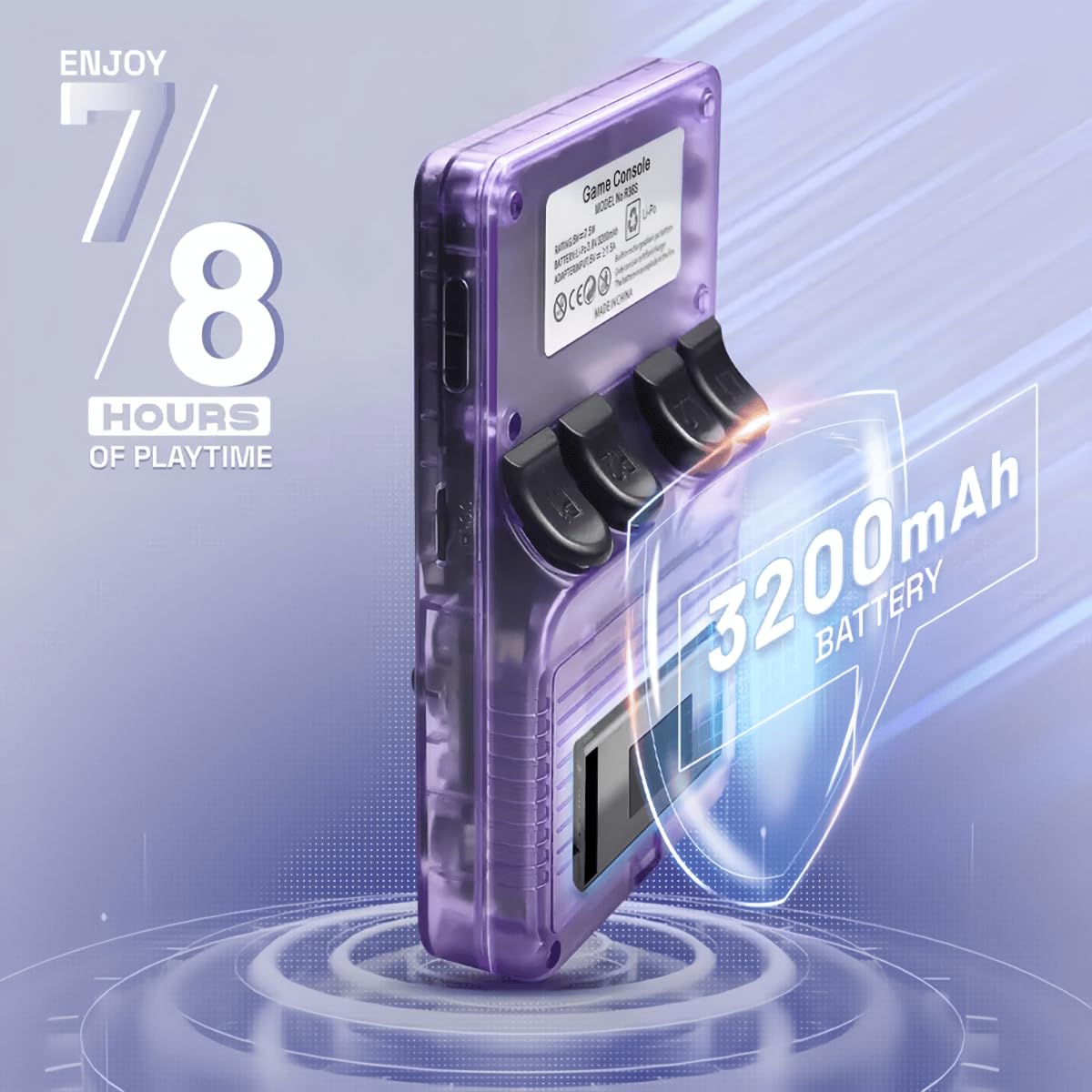 RetroBoy - Retro Boy Game Console, 2025 New Generation Professional-Grade R36s Handheld Console with 15000+ Games, 3.5-Inch Colo