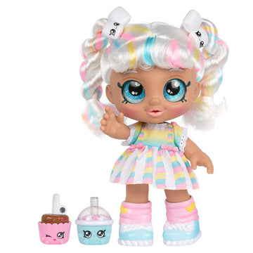Kindi Kids Snack Time Friends - Pre-School Play Doll, Marsha Mello - For Ages 3+ | Changeable Clothes And Removable Shoes - Fun