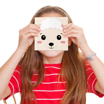 40Pcs Farm Animals Napkins-Farm Theme Party Decorations Pig Cow Horse Chick Animals Disposable Paper Napkins For Birthday,Baby S