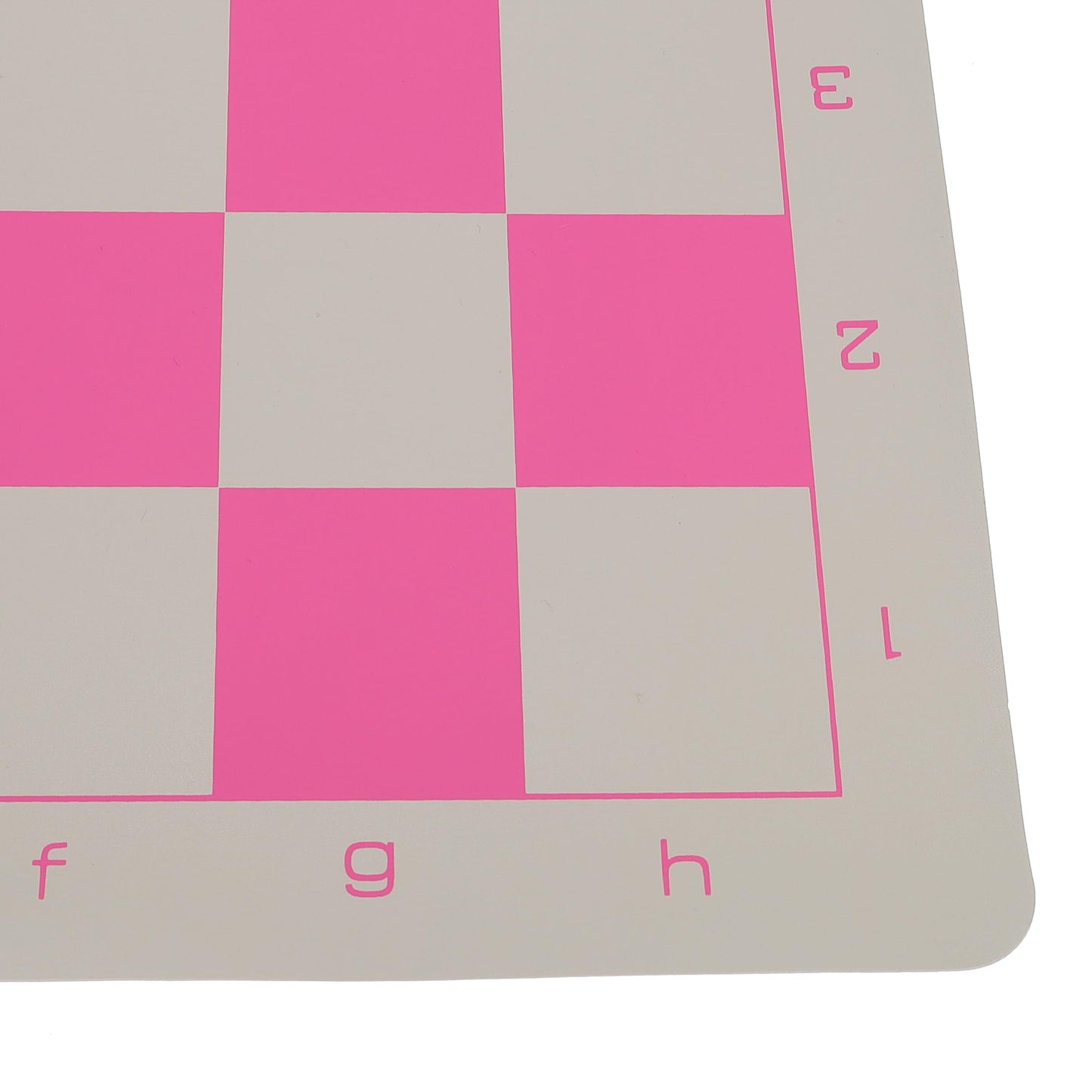 WE Games Vinyl Chess Board - Tournament Roll Up, Pink, Model 052122