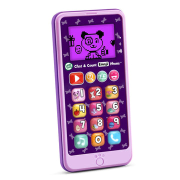 Leapfrog Chat And Count Emoji Phone, Purple