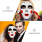 TOYANDONA 3pcs Party Mask Jester Costume Creepy Mask Full Face Mask Costume Cosplay Prop Costume Masks Fancy Dress Masks Diy Whi