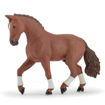 Papo - Hand-Painted - Figurine - Horses,Foals And Ponies - Alezan Hanovrian Horse Figure-51556 - Collectible - For Children - Suitable For Boys And Girls - From 3 Years Old