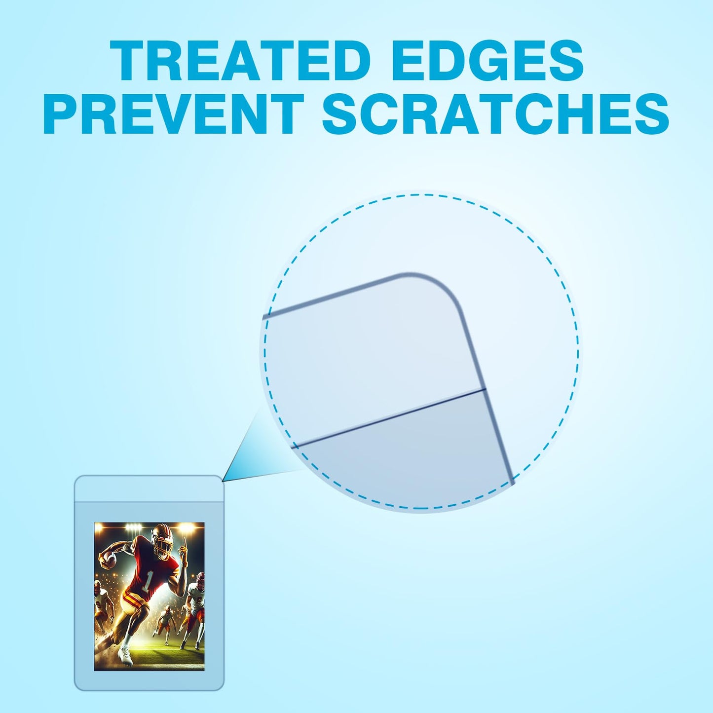 300ct Semi Rigid Card Holders - Card Savers & enhanced Protection for Graded Cards  Trading Cards & Baseball Collectibles with Card Sleeves  1/2 Lip Grading Slabs (Archival-Quality Storage)