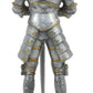 ITALIAN MEDIEVAL KNIGHT LONG SWORSMAN STATUE 9H FIGURINE ROYAL SUIT OF protective covering