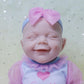 Aisite Realistic Reborn Baby Dolls - 18 Inch Full Silicone Baby Girl Eyes Closed, Christmas&Birthday Gifts, Suitable For 3+