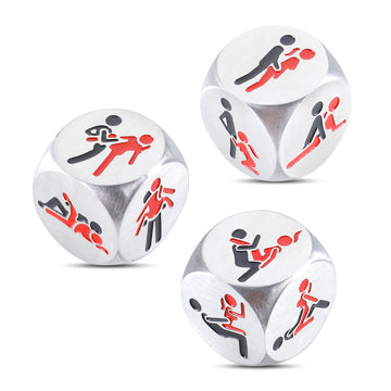 Ambregrissun Anniversary For Him Her Valentines Day Date Night Gifts For Boyfriend Girlfriend Couples Novelty Dice 6Th For Wife