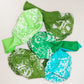 52 Pcs Green Birthday Balloons With Birthday Party Pattern Children'S Birthday Balloons Decoration Suitable For Girls Boy Birthd