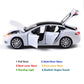MiniToy Toy Car Model S Alloy Model Cars Pull Back Vehicles 1/32 Scale Car Toys for Toddlers Kids(White)