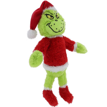 Religes 10' Green Christmas Monster Plush Toy – Soft Christmas Stuffed Animal Doll For Boys And Girls, Perfect For Christmas Decorations And Gifts (Red-A)