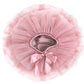 Newborn Photography Outfits Girl Soft Fluffy Baby Girls Tutu Skirt With Diaper Cover, Cute Pink Ruffle Tulle Newborn Tutu Dress