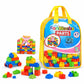Adorex Building Blocks Set, 47 Pieces, Age 3+, Bis Certified, Colorful Construction Toy With Storage Bag, Creative And Education