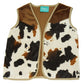 Making Believe Kids Western Rodeo Cowboy Or Cowgirl Classic Costume Set - Vest, Black Hat, Bandanna, Size 4-6