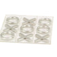 Deco 79 Metal Tic Tac Toe Game Set With Silver Pieces, 12' X 1' X 12', Silver