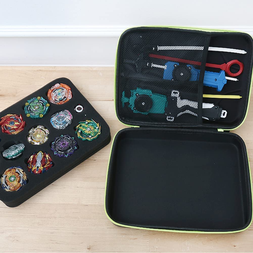 PICCOSURF Battling Tops Soft Carrying Cross Bag Case Storage Organizer with Shoulder Strap for Burst Spinning Tops Launcher Stor