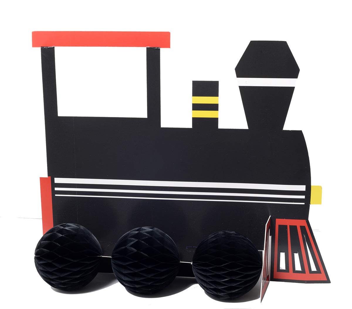 Havercamp Railroad Party Train Centerpiece | 1 Count | Great for Train Themed Events, Kids Birthday Party, Train Collectors Ga