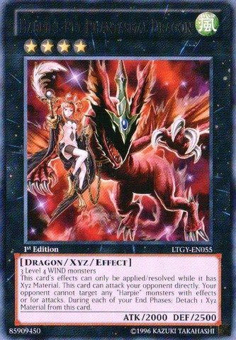 Yu-Gi-Oh! - Harpie 'S Pet Phantasmal Dragon (Ltgy-En055) - Lord Of The Tachyon Galaxy - 1St Edition - Rare