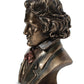 Veronese Design 6 1/2 Inch Ludwig Van Beethoven Bust Cold Cast Resin Bronze Finish Statue Realistic Figurine