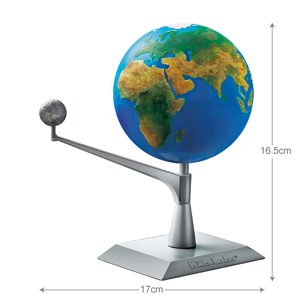 4M Kidzlabs Earth & Moon Model Kit – Stem Toys Science Lab Diy Orbit Planetarium Educational Gift