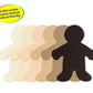 Hygloss Products Diverse Multi-Ethnic People Kit, 7 Inches, Pack of 24, Assorted