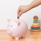 Kate & Milo Ceramic Piggy Bank - Pink, One Size, Ideal for Kids, Perfect Nursery Décor & Gift (Model 94113)