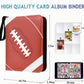 900 Pockets Trading Card Binder, Football Card Binder Album, Rugby Card Collector Album, Pu Leather Card Collector Folder For Mt