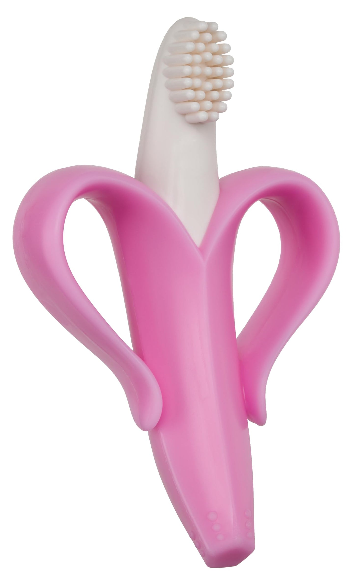 Baby Banana The Original Toothbrush Teether Toy, For Babies Infants Toddlers; Usa Family-Owned Business; Teething Relief For Sore Gums, Massaging Soothing; Safest Food Grade Silicone