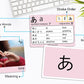 Spedemy 266 Hiragana Flash Cards - Learn Japanese For Adult Beginners - Colorful Photo Cards With Hiragana Words,Meaning,Pronunciation With Chart -Alphabet Flash Cards For Japanese Language Learning