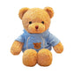 11.8 Inches Teddy Bear Stuffed Animals Soft Plush Cute Teddy Bear With Hoodie Doll For Boys Girls (Blue)