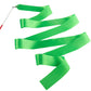 Hiunicorn 12Pcs Green Dance Ribbon For Kids Graduation Spring Easter Party Streamer Decoration Boys Girls Twirling Ribbon Streamer Wands