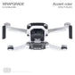 Wrapgrade Skin Compatible With Dji Mavic Mini | Accent Color (Stealth Black)